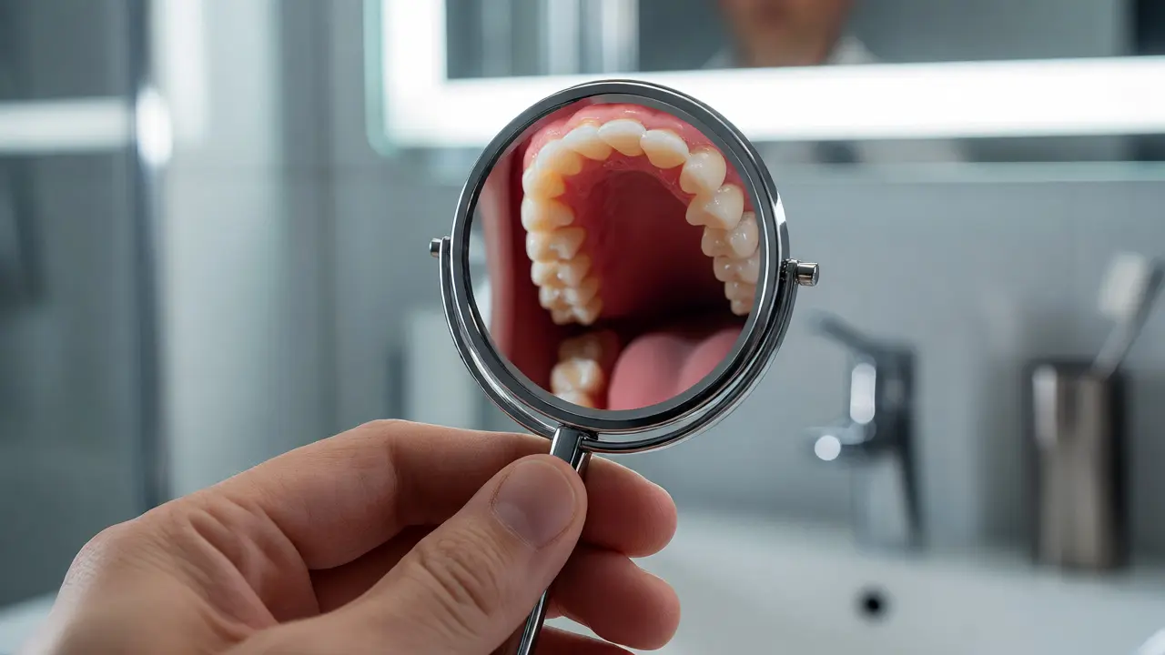 Dentální zrcátko: Jak správně kontrolovat zubní protézy